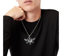 Collar Colgante De Ángel Serafín - Amuleto De Ala De Ángel, Colgante De Oración De Serafines Hecho A Mano, Collar De Cadena Larga, Accesorio De Joyería Espiritual/Ideal Para Hombres Y Mujeres,