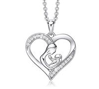 Collar Colgante Madre Love Heart Collar For Women Link Link Joya Joya Luxury Mom Collar Collares Regalos