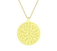 Collar con 72 nombres del Dios Moisés, accesorios exquisitos para hombres y mujeres