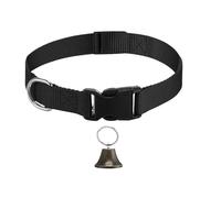 Collar con campana | Arnés ajustable de nailon con campanilla, campana de sonido para pastos, diseño antifugas, accesorios para ganado y mascotas (cabras, vacas, ovejas)