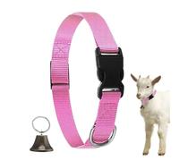 Collar con Campana para - Arnés de Nylon Ajustable para Caballos Ovejas - Arnés Antipérdidas De Hebilla Liberación Rápida para Ovejas s Animales De Granja