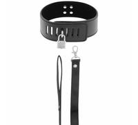 Collar con candado y correa BDSM