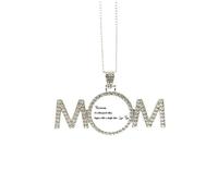 Collar con cita inspiradora sobre el viaje de Lao Tzu, regalo para el día de la madre, para mamá, abuela, abuela, joyería de cumpleaños, Medium