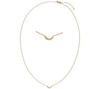 Collar Con Colgante 750 Oro Amarillo 6 Diamantes 0,03 Ct 42-45 Cm