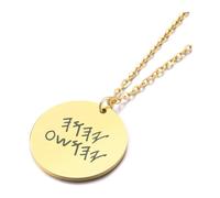 Collar con colgante con el nombre hebreo de Yahshua YHWH en paleohebreo para mujeres y hombres. Joyería paleohebrea.