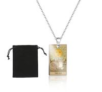 Collar con colgante de carta del tarot con forma de gato, delicados dijes de tarot para hacer tú mismo, accesorios de joyería originales, collar con el signo del zodíaco para colgante de carta