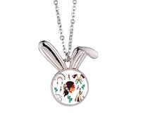 Collar con colgante de conejo de la tribu privada americana tradicional india