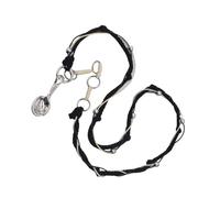 Collar con colgante de cuchara de moda, elegante collar con un cordón trenzado suave para entusiastas de la moda, suave y agradable a la piel, talla única, como se describe, como se describe