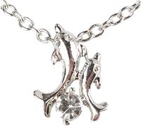 Collar con colgante de delfín redondo con diamantes de imitación animal de mar para mujer, ropa de collar largo, diseño muy atractivo