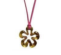 Collar con colgante de flor grande de resina hueca de moda, gargantilla de piel, cadena de cuello única, cadena de clavícula, joyería con colgante de flores, patrón de declaración para mujeres y niñas