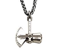 Collar con colgante de hacha de thor rompetormentas stormbreaker de acero inoxidable titanio joyas vikingas nórdicas para hombres niños