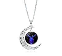 Collar Con Colgante De Las 12 Constelaciones Que Brilla En La Oscuridad Para Mujer Con Luna Hueca Signo Del Zodiaco Astrología Horóscopo Constelación Regalo De Cumpleaños Para Hombre Capricornio