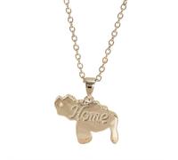 Collar con colgante de mapa de Venezuela para mujeres y hombres, joyería de acero inoxidable, joyería venezolana, collar con colgante de bandera de mapa de Venezuela, regalo venezolano, 1pcs, A