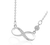 Collar con colgante de ocho huecos, joyería de fecha simple, textura de metal, adecuado para desfiles de moda y trajes elegantes