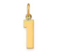 Collar con colgante de oro amarillo de 10 quilates de 7 mm para mujer, One Size, Metal Oro amarillo Oro metal Oro amarillo, No es una piedra preciosa
