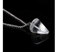 Collar con colgante de péndulo de cuarzo de cristal de Chakra para mujeres, hombres, niñas, regalo-07