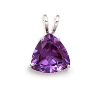 Collar con colgante de plata de ley de alejandrita certificada Tringle que cambia de color, regalo de joyería de piedra natal de junio