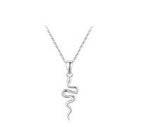 Collar con colgante de serpiente personalizado 925, joyería simple y exquisita para mujer, hermoso y versátil que se puede llevar con cualquier estilo