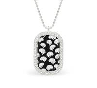 Collar con colgante divertido con diseño de cerebro para mujer, joyería de moda personalizada, collares de diamantes para boda, cumpleaños, oro y plata, talla única, Metal, No es una piedra preciosa