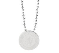 Collar con colgante oficial del Chelsea FC - Escudo del club de acero inoxidable con cadena - Joyería para hombre y niño Blues Fan - Viene en caja de regalo