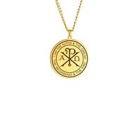 Collar con colgante ortodoxo griego, protección para orar, religioso, cristiano, joyería de regalo