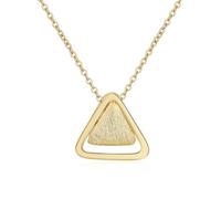 Collar con colgante triangular "Para amigas", "Gracias por ser mi tribu ruda", un regalo moderno para tu mejor amiga (Gold)