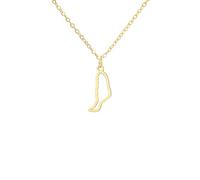 Collar con diseño de mapa de las Islas Canarias, collar de mapa de las 7 islas de España, joyería de recuerdo de viaje, para mujeres y hombres, adjustable, Acero inoxidable, Sin piedra preciosa