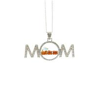 Collar con diseño de tren de dibujos animados de Gran Bretaña, cultura del país, regalo para el día de la madre, para mamá, abuela, abuela, joyería de cumpleaños, Medium