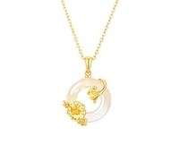 Collar con Doce Deidades Florales para Mujer, Collar De Plata De Ley 925 con Colgante Chapado En Oro, Colgante De Guardián, Joyería De Regalo para Mujeres, Niñas, Novias, Madres, Esposas, Julio,