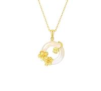 Collar con Doce Deidades Florales para Mujer, Collar De Plata De Ley 925 con Colgante Chapado En Oro, Colgante De Guardián, Joya De Regalo para Mujeres, Niñas, Novias, Madres Y Esposas. Flor De Ci