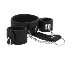 Collar con esposas cortas