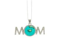 Collar con forma de océano, isla y naturaleza, regalo para el día de la madre, para mamá, abuela, joyería de cumpleaños, Medium