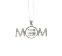 Collar con frase en inglés «The Best Preparation Is Doing Your Best Today», regalo para el día de la madre, para mamá, abuela, abuela, joyería de cumpleaños, Medium