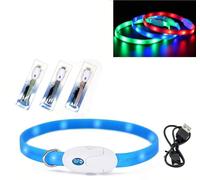Collar con Luz Led Perros y Gatos 1.6 x 40 cm - Verde