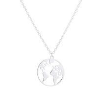 Collar con Mapa del Mundo de Origami Collar con Colgante Vintage Collar Geométrico Círculo Redondo Gargantilla Joyas para Mujer Muy Práctico y Popular Durabilidad And Fashion