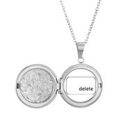 Collar con medallón Art Deco con símbolo de teclado, joyería para regalo de cumpleaños