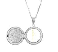 Collar con medallón con ilustración del lado humano B, joyería para regalo de cumpleaños