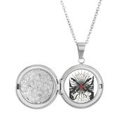 Collar con medallón con patrón de guitarra y rock passion, joyería para regalo de cumpleaños