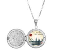 Collar con medallón con sello del Parlamento de Londres, Inglaterra, Reino Unido, joyería para regalo de cumpleaños