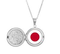 Collar con medallón de bandera nacional de Japón, Asia, país, joyería, regalo de cumpleaños