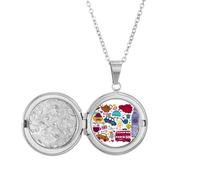 Collar con medallón de Big Ben de Inglaterra, diseño de la Torre de Bus del Reino Unido, joyería para regalo de cumpleaños