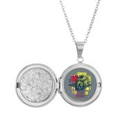 Collar con medallón de corona de león callejero de graffiti, tu alteza, joyería para regalo de cumpleaños