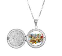 Collar con medallón de graffiti de la catedral de Milán de Pisa Milán, joyería para regalo de cumpleaños