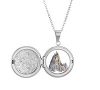 Collar con medallón de la catedral de Colonia en Colonia, Alemania, joyería para regalo de cumpleaños