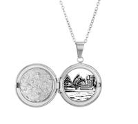 Collar con medallón de la ópera de Sídney de Australia Sydney, joyería para regalo de cumpleaños