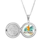 Collar con medallón de la ópera de Sídney y la jirafa de Australia Sydney, joyería para regalo de cumpleaños