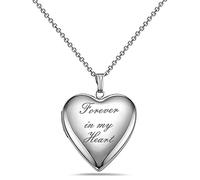 Collar con medallón que sostiene imágenes cristianas versos de la Biblia religiosa religiosa regalos para niñas Plateado