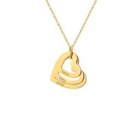 Collar con nombre personalizado para mujer Collar con corazón y 2-4 nombres personalizados Regalos de joyería para el Día de la Madre, cumpleaños y Navidad para mujeres, esposas, madres y abuelas