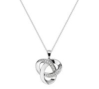 Collar con nudo de amor con inicial B Collar con nudo de amor de plata esterlina Collar con colgante de nudo de amor Collar con nudo de amor para siempre Collar con nombre cursivo para mujeres Collar