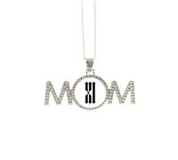 Collar con números romanos once en negro, regalo para el día de la madre, para mamá, abuela, abuela, joyería de cumpleaños, Medium